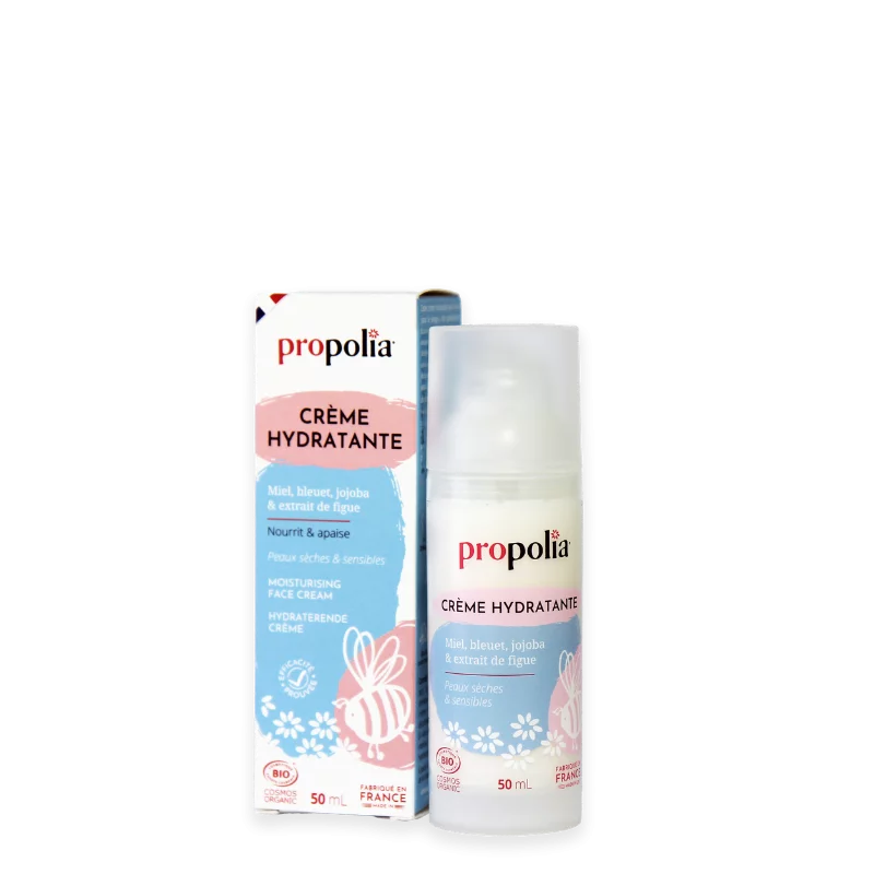 Gezichtscreme hydraterend - droge en gevoelige huid 50 ml - Propolia